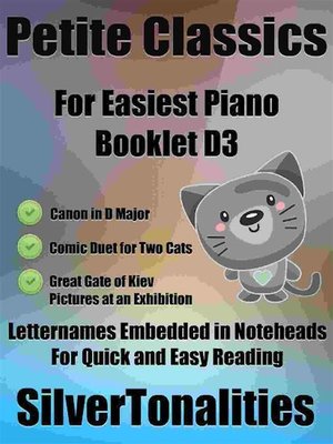 cover image of Petite Classics for Easiest Piano Booklet D3